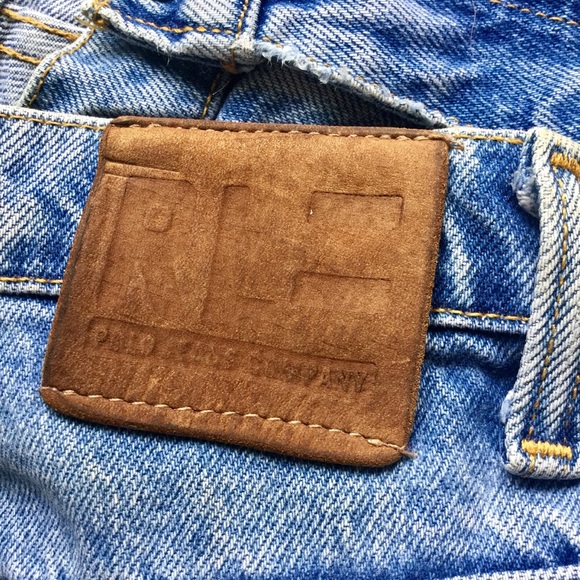 πΊπΈ Denim JEAN UniSex Shorts POLO RALPH LAUREN BANNER Vintage 90's - Picture 8 of 16